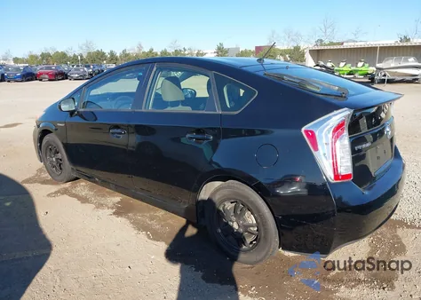 2013 Toyota Prius Two из США, поврежденный, VIN JTDKN3DU2D5672594